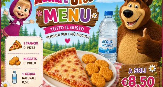 MASHA E ORSO MENU'