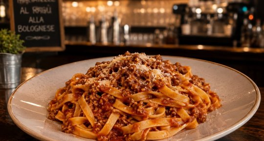 TAGLIATELLE ALLA BOLOGNESE
