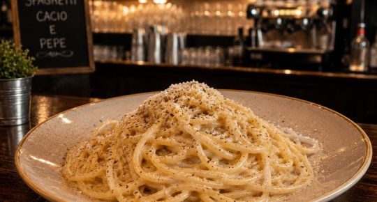 SPAGHETTI CACIO E PEPE