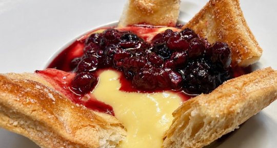 MILLEFOGLIE CON CREMA E F.BOSCO.