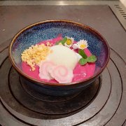 ONSEN TAMAGO -BARBABIETOLA E PERE