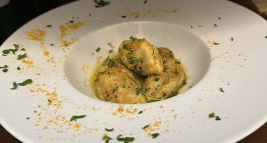 CULURGIONES RICCIOLA E BOTTARGA