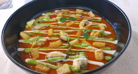 ムール貝のスープ