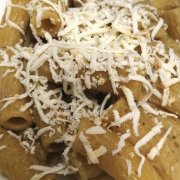 PASTA CON CREMA DI MELANZANE