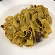 FETTUCCINE CON RAGU' DI FEGATINI