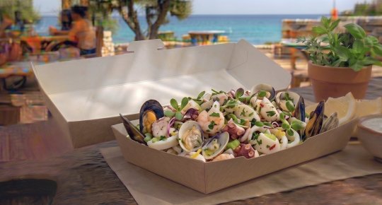 INSALATA DI MARE E VERDURE CROCCANTI
