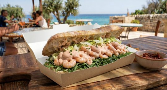 PANINO CON GAMBERETTI