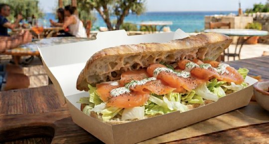 PANINO CON SALMONE AFFUMICATO