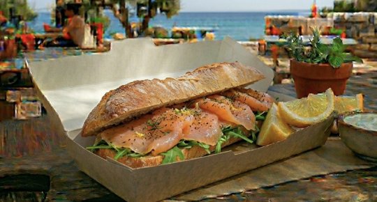 PANINO CON SALMONE MARINATO