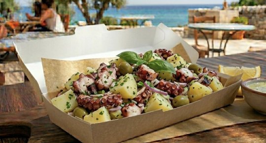INSALATA DI POLPO, PATATE E OLIVE