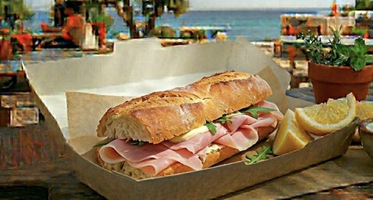 PANINO CON PROSCIUTTO COTTO