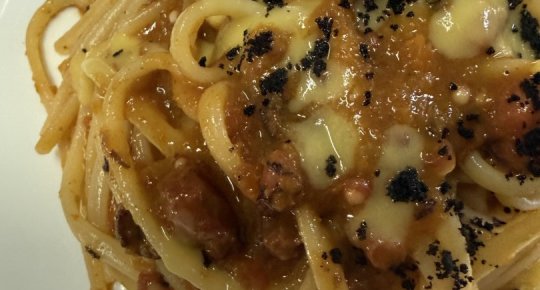 Linguine with Octopus