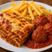COMBO LASAGNA POLPETTE PATATINE