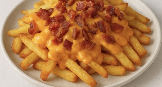 PATATINE CON CHEDDAR E BACON**